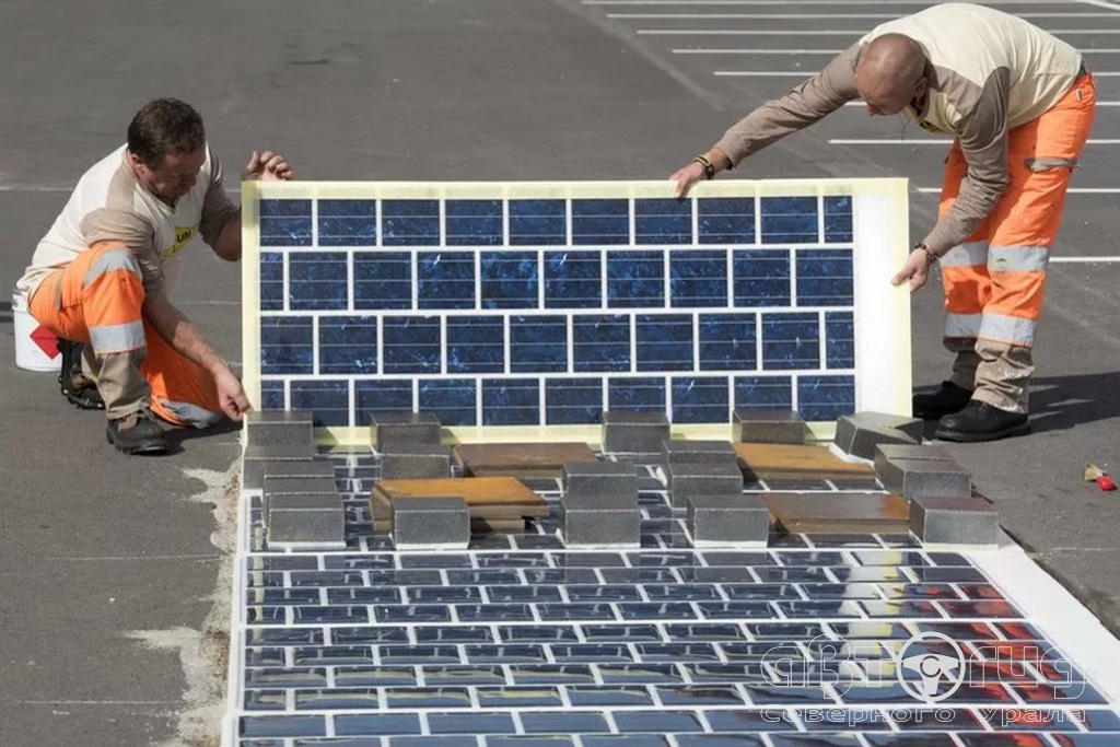 Дороги во Франции будут строить из солнечных панелей